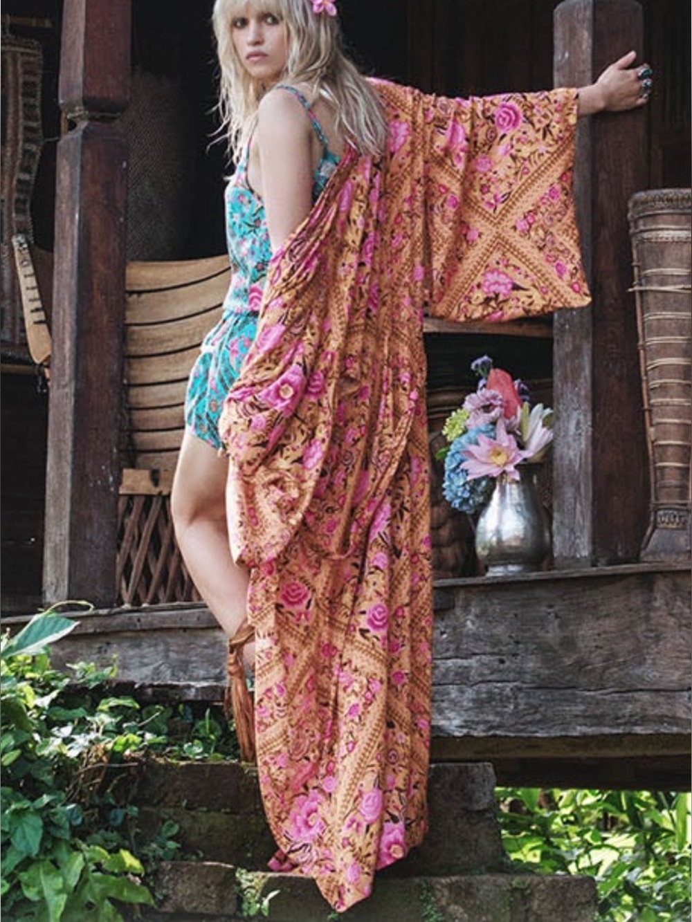 Spell Babushka Maxi Kimono Amber OS NWT ✨ Rare Archive 2016 - Picture 3 of 13